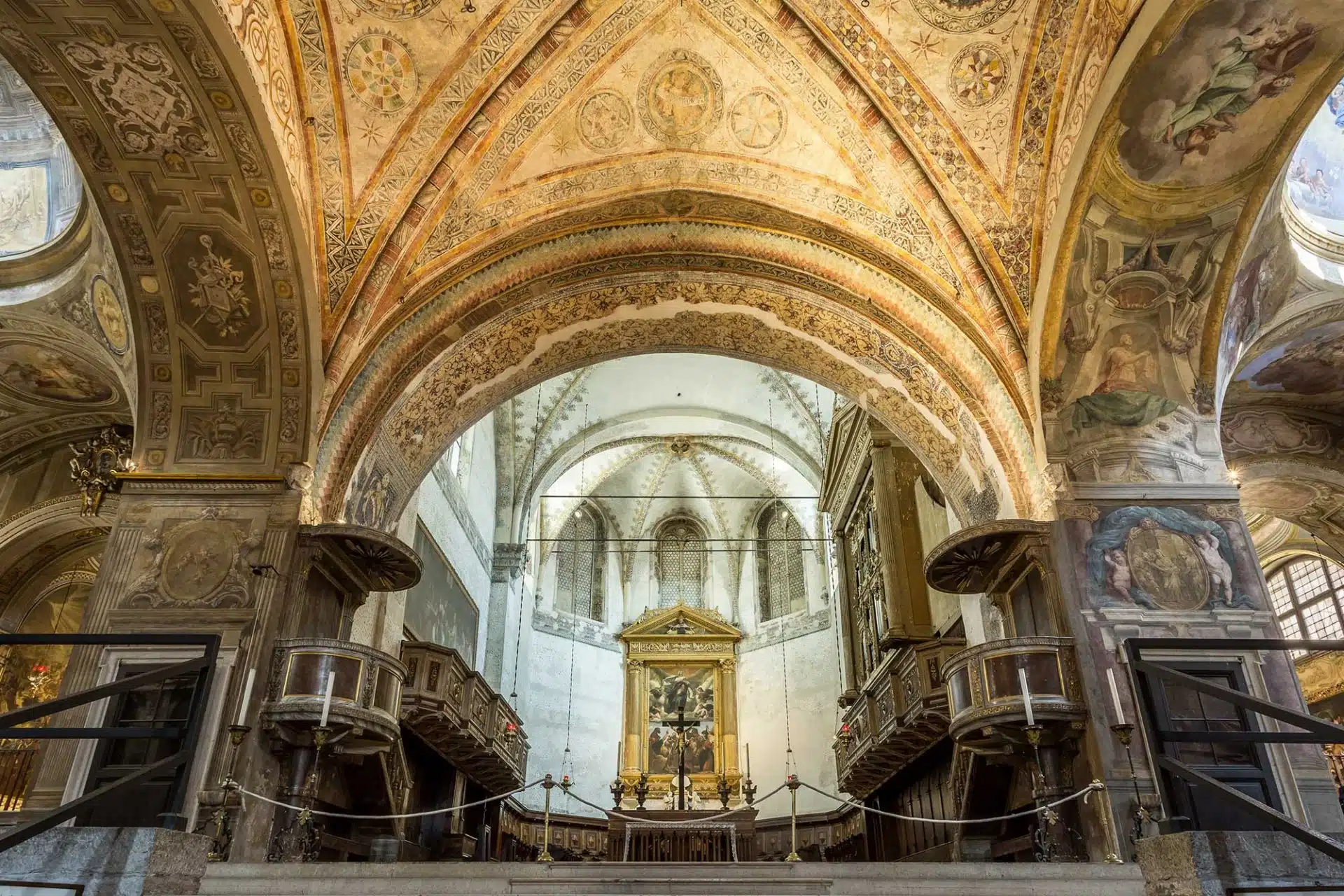 Duomo-vecchio-decorazione-pittorica-presbiterio Brescia cosa vedere